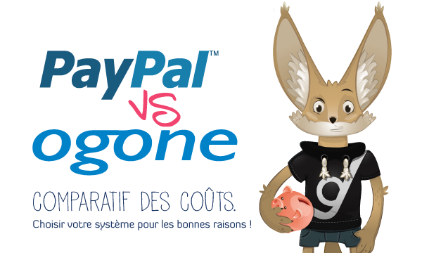PayPal Vs Ogone : comparatif des coûts (infographie)