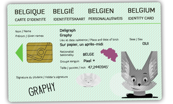 Graphy, la mascotte de Deligraph